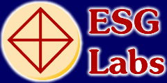 ESG Labs Logo with blue background
